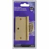 Hillman 3.5 SATIN BRASS SQ HINGE 851957